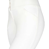 HKM Pantalon d'Équitation Lara Silicone Fond de Peau Blanc