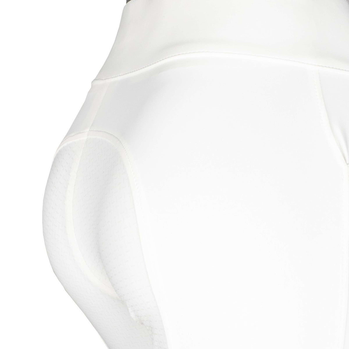 HKM Pantalon d'Équitation Lara Silicone Fond de Peau Blanc