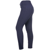 HKM Pantalon d'Équitation Lara Silicone Fond de Peau Bleu Foncé