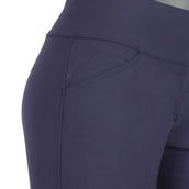 HKM Pantalon d'Équitation Lara Silicone Fond de Peau Bleu Foncé