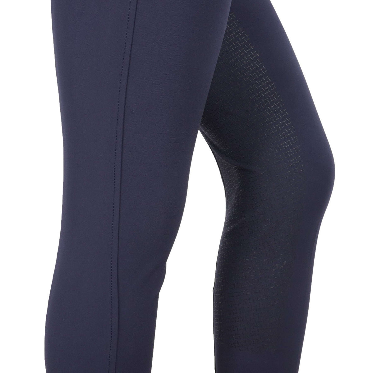 HKM Pantalon d'Équitation Lara Silicone Fond de Peau Bleu Foncé