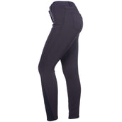 HKM Pantalon d'Équitation Sunshine Silicone Fond de Peau Bleu Foncé