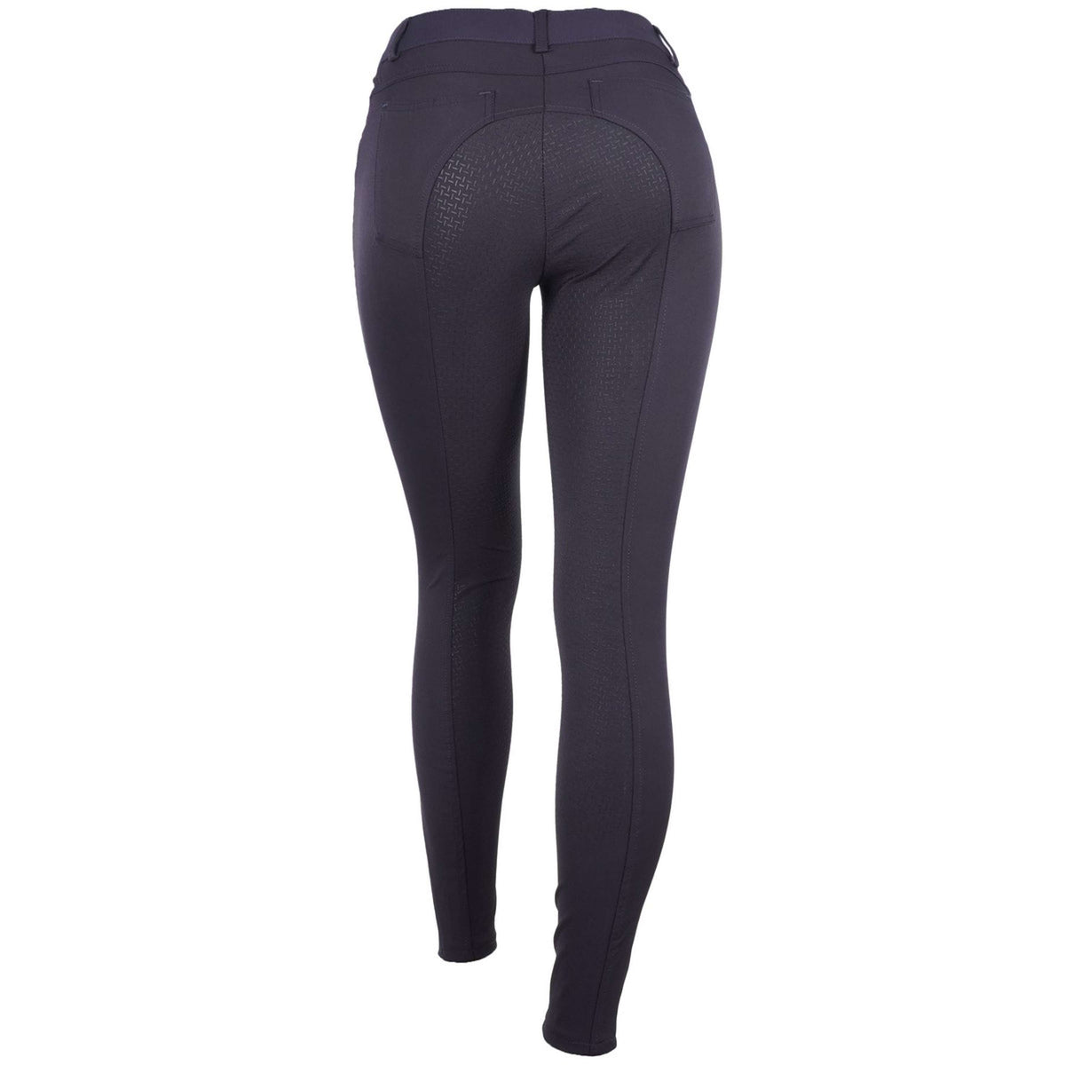 HKM Pantalon d'Équitation Sunshine Silicone Fond de Peau Bleu Foncé