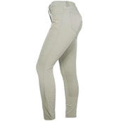 HKM Pantalon d'Équitation Sunshine Silicone Fond de Peau Gris Vert