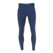 HKM Pantalon d'Équitation Sportive Siège en Silicone Homme Bleu Foncé