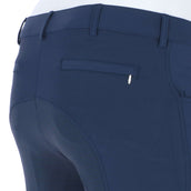 HKM Pantalon d'Équitation Sportive Siège en Silicone Homme Bleu Foncé