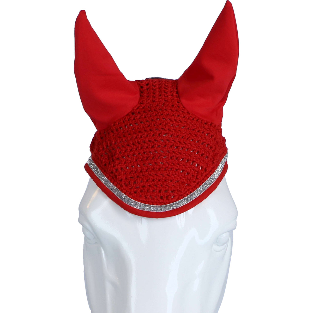 HKM Bonnet Anti-Mouches Romy Rouge