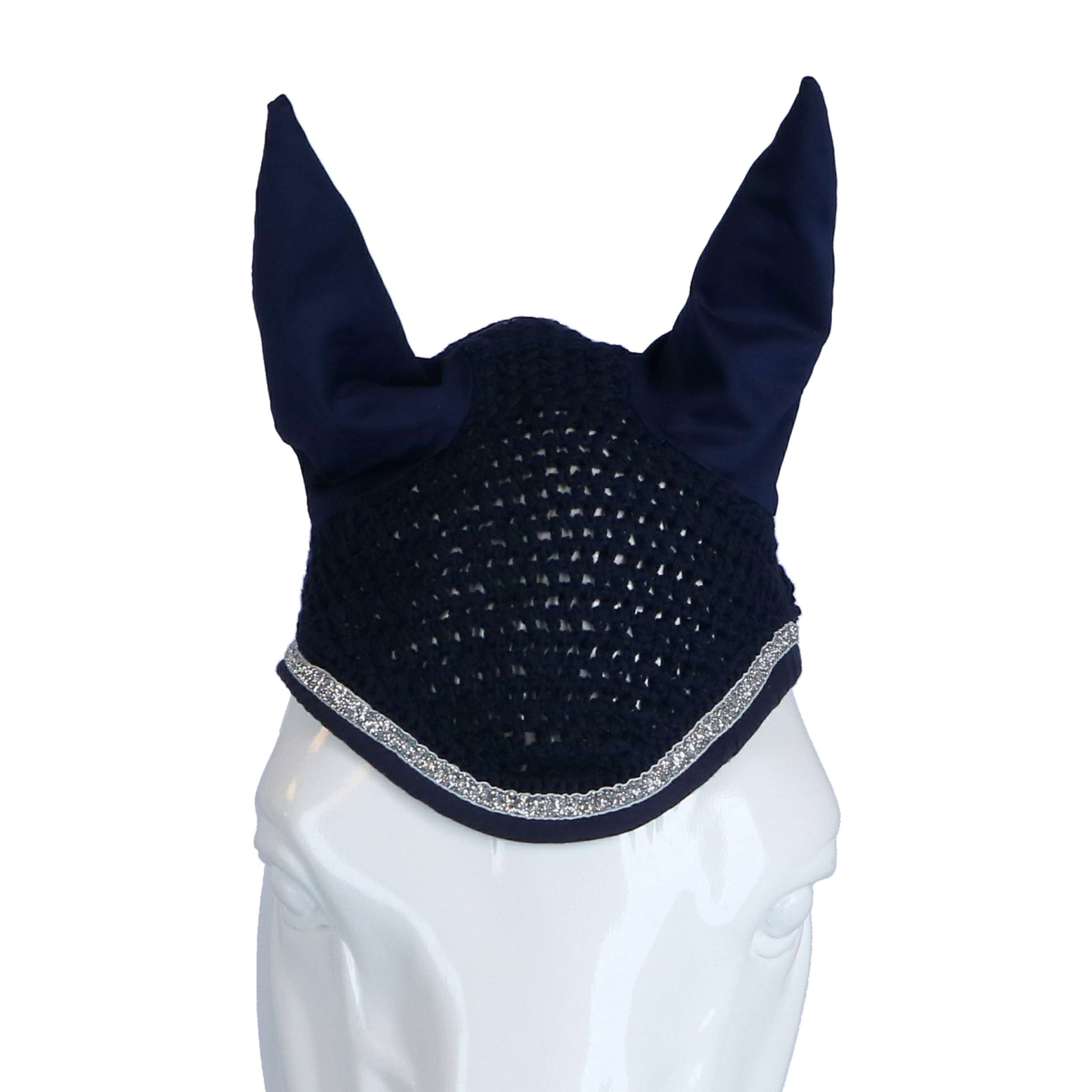 HKM Bonnet Anti-Mouches Romy Bleu Foncé