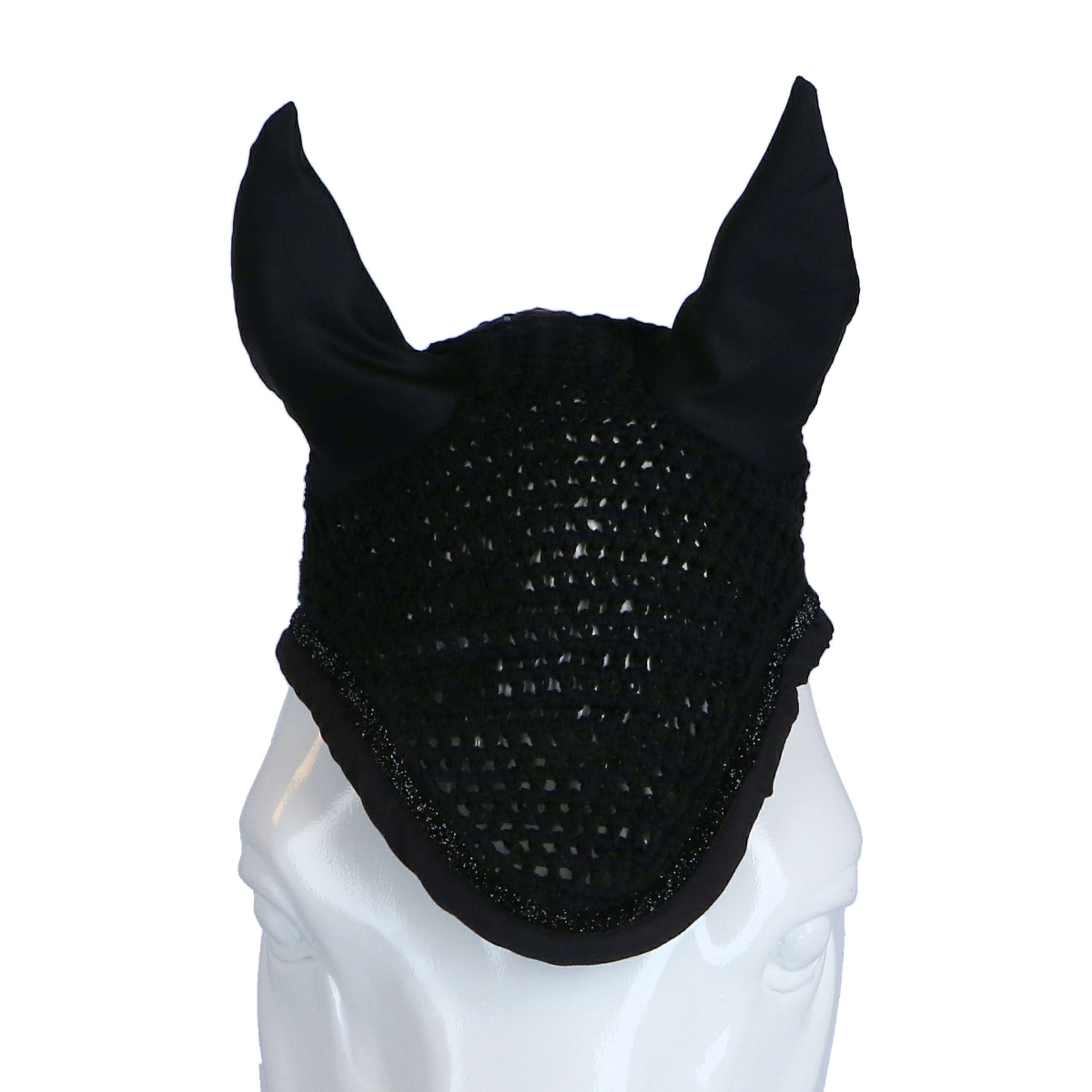 HKM Bonnet Anti-Mouches Romy Noir HKM Bonnet Anti-Mouches Romy Noir