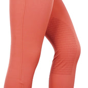 HKM Pantalon d'Équitation Sunshine Silicone Genouillères Rouge