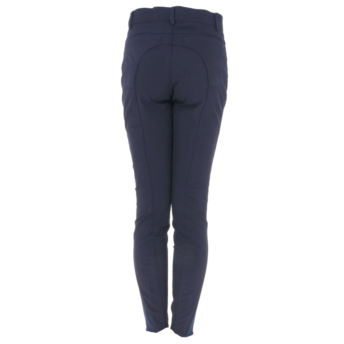 HKM Pantalon d'Équitation Sunshine Silicone Genouillères Enfants Bleu Foncé