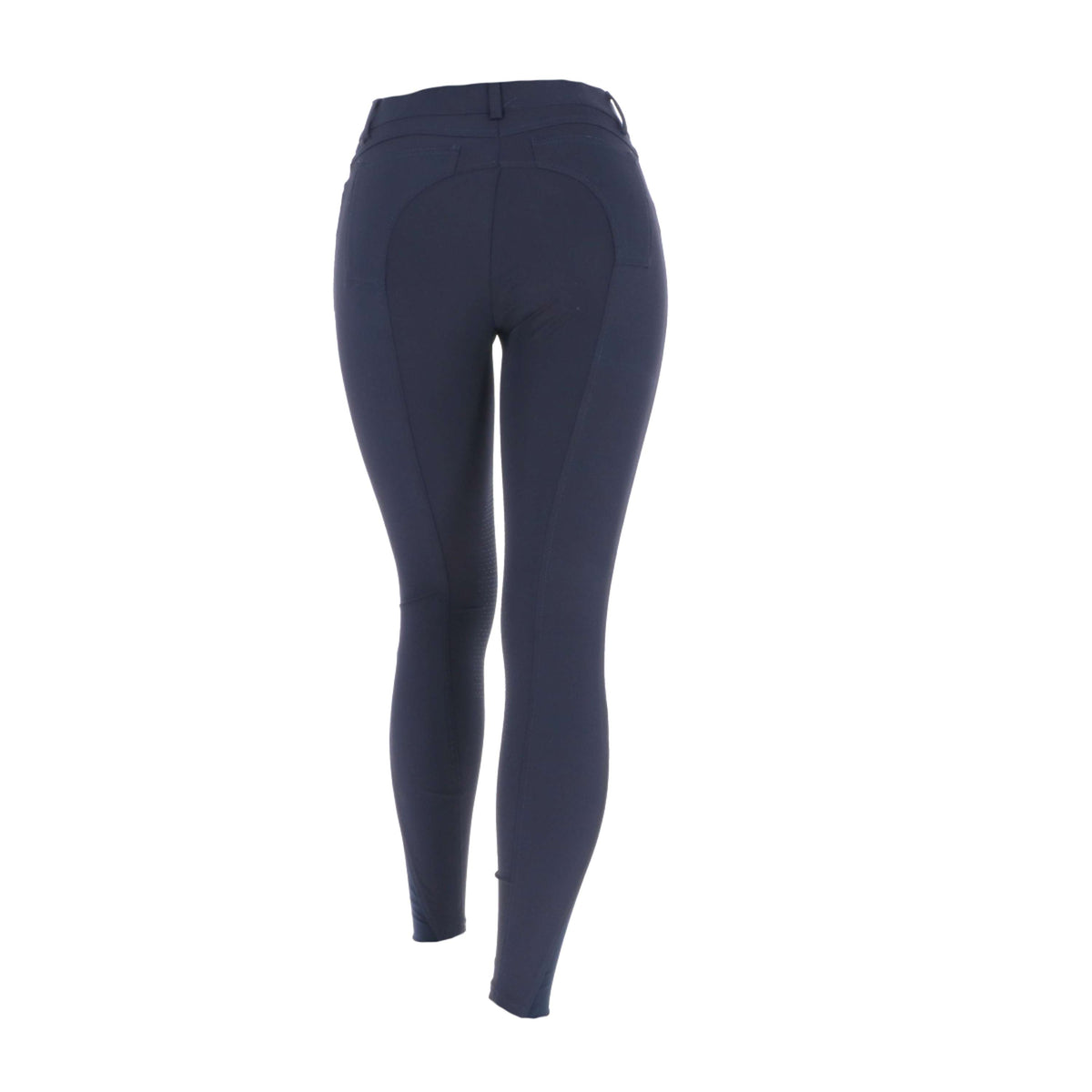 HKM Pantalon d'Équitation Sunshine Silicone Genouillères Bleu Foncé