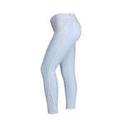 HKM Pantalon d'Équitation Sunshine Competition Silicone Fond de Peau Kids Blanc