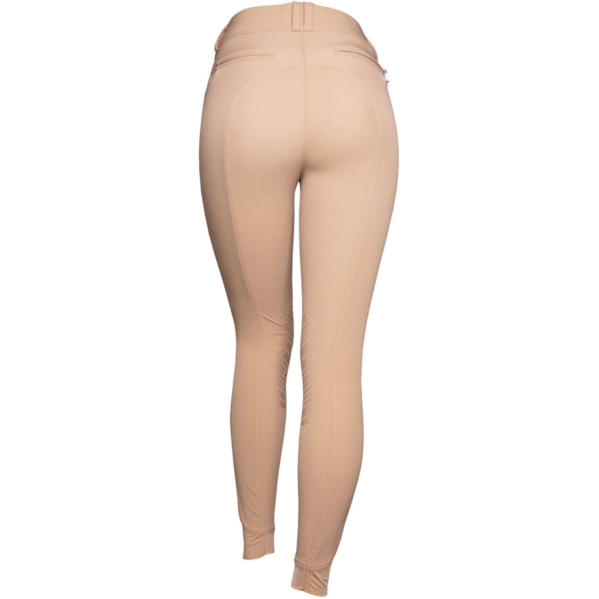 HKM Pantalon d'Équitation Hunter Silicone Genouillères Nature Foncé