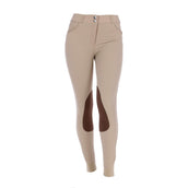 HKM Pantalon d'Équitation Hunter Genouillères Nature Foncé