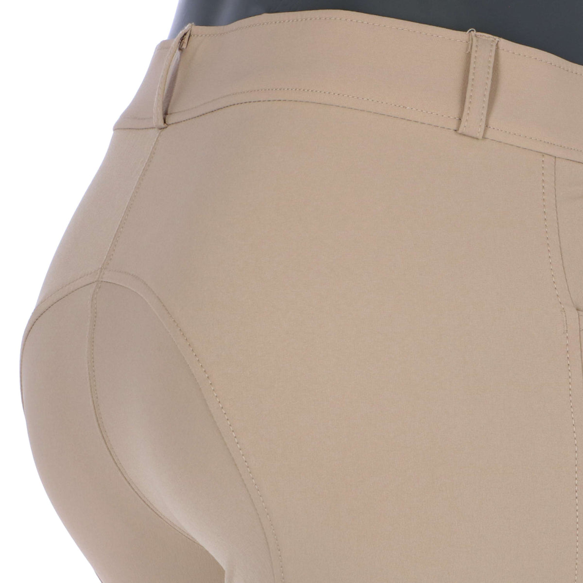 HKM Pantalon d'Équitation Hunter Genouillères Nature Foncé