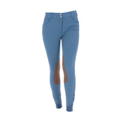 HKM Pantalon d'Équitation Hunter Genouillères Bleu Fumeé