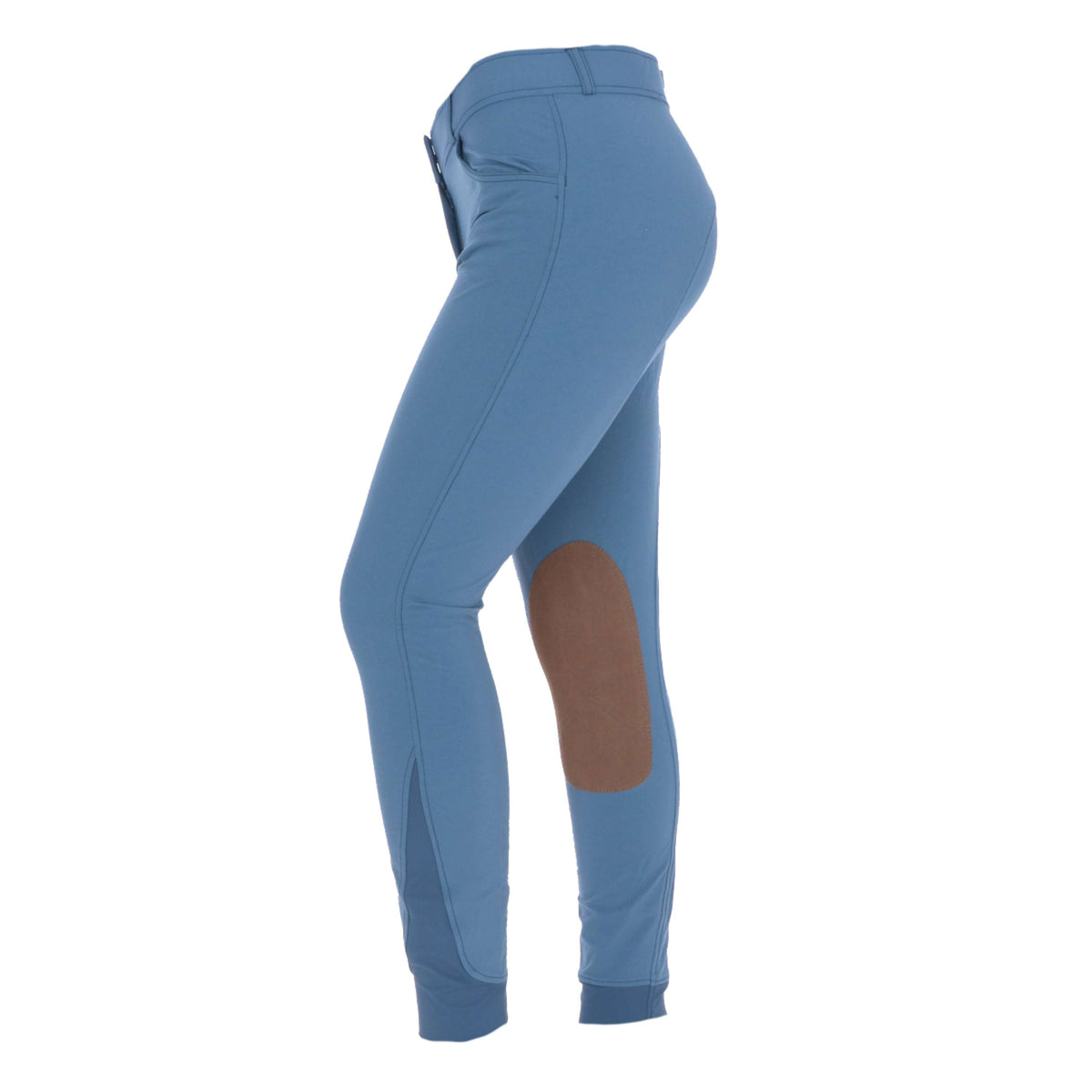 HKM Pantalon d'Équitation Hunter Genouillères Bleu Fumeé