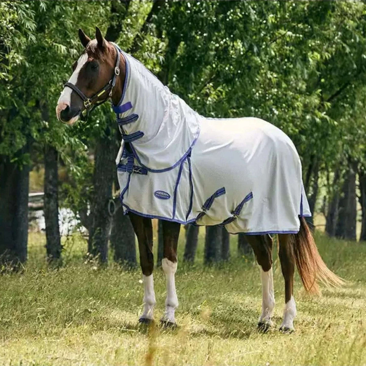 WeatherBeeta Couverture ComFiTec Airflow II Detack a Neck Gris/Bleu/Gris