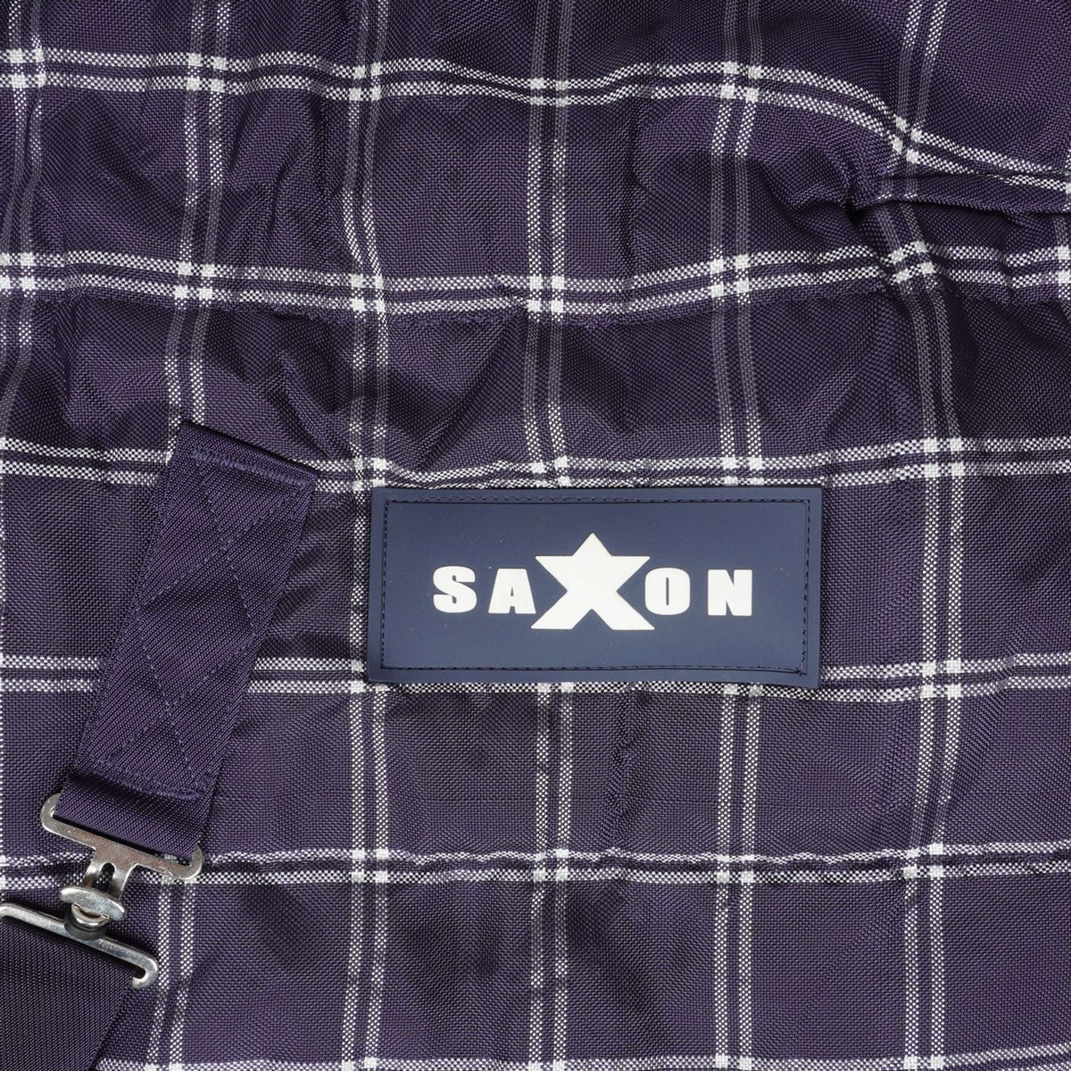 Weatherbeeta Couverture Saxon 1200D PP Stable Standard Neck Medium Navy Plaid