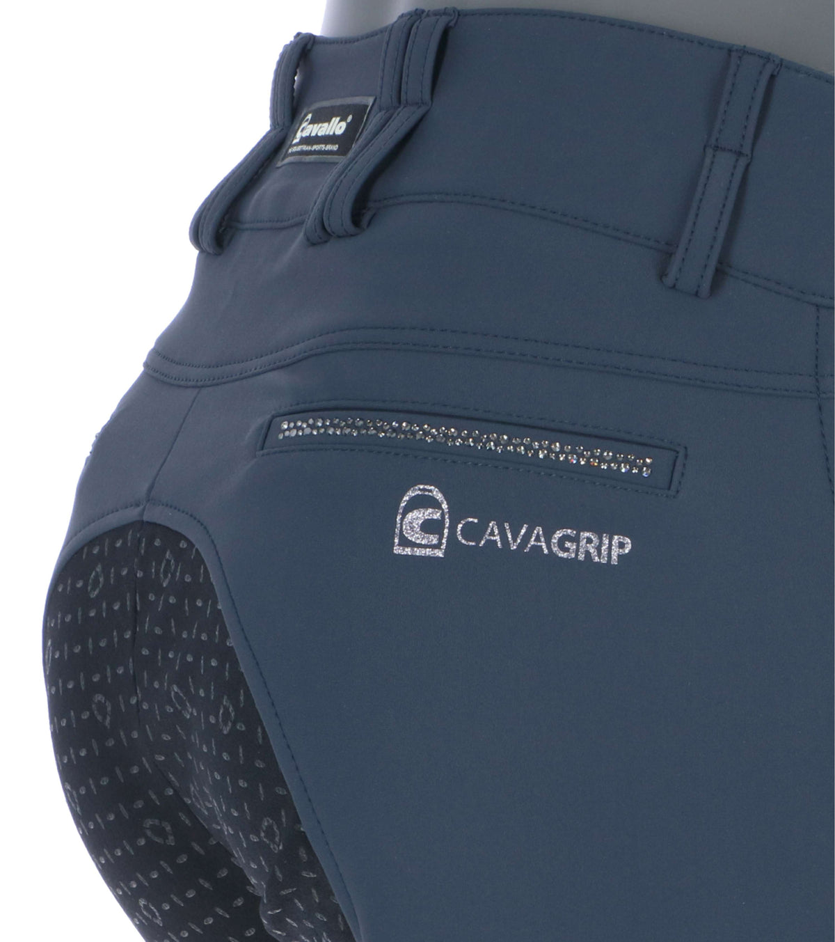 Cavallo Pantalon d'Équitation CavalCeline X Grip Graphite/Noir