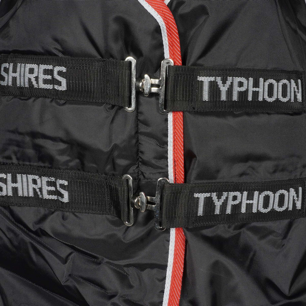 Tempest Original by Shires Couverture Imperméable Turnout Typhoon Combo 200g Noir