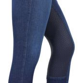 Pikeur Pantalon d'Équitation Candela Full Grip Denim Blue Jeans