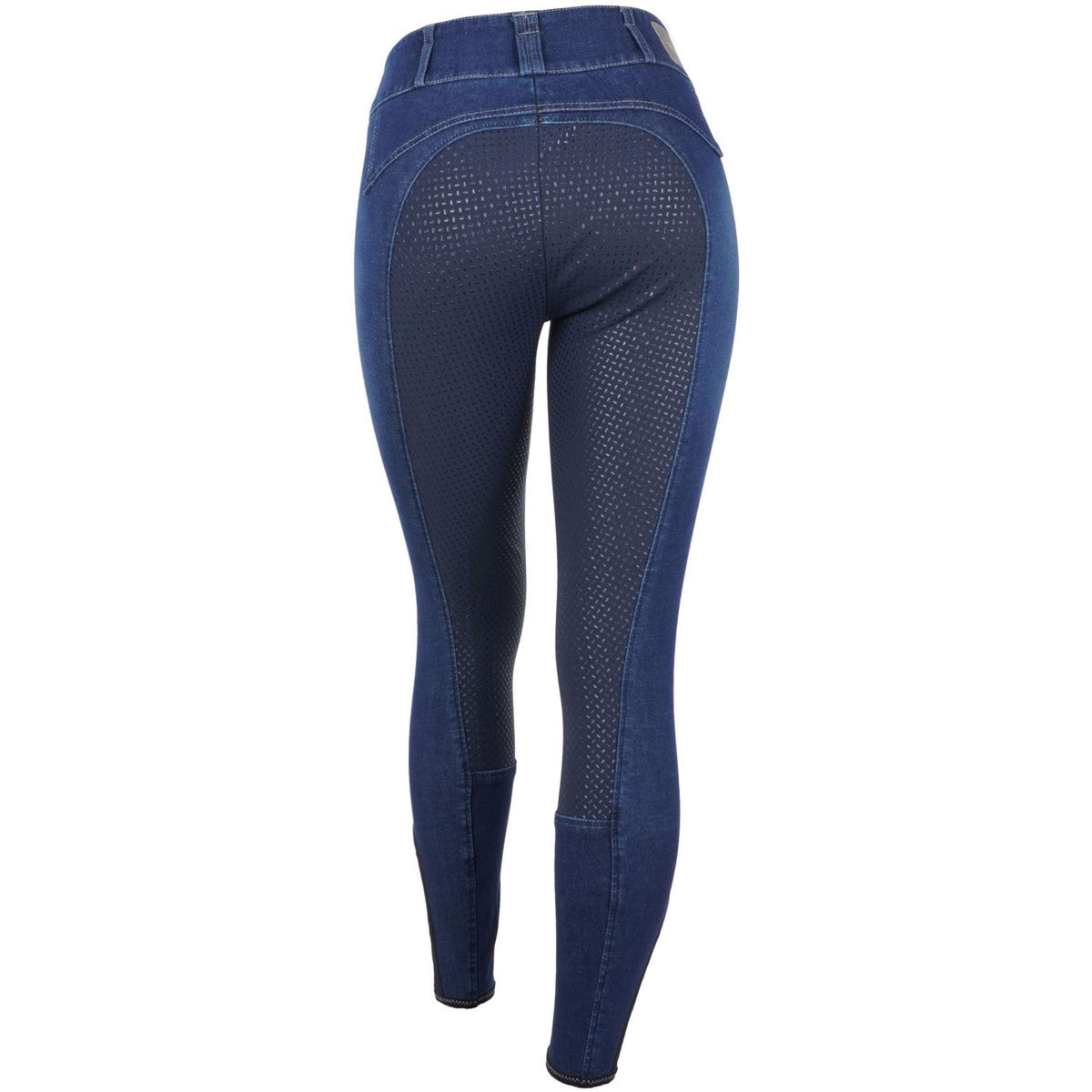 Pikeur Pantalon d'Équitation Candela Full Grip Denim Blue Jeans