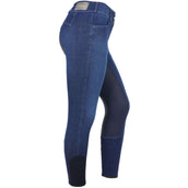 Pikeur Pantalon d'Équitation Candela Full Grip Denim Blue Jeans