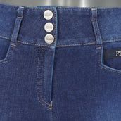 Pikeur Pantalon d'Équitation Candela Full Grip Denim Blue Jeans