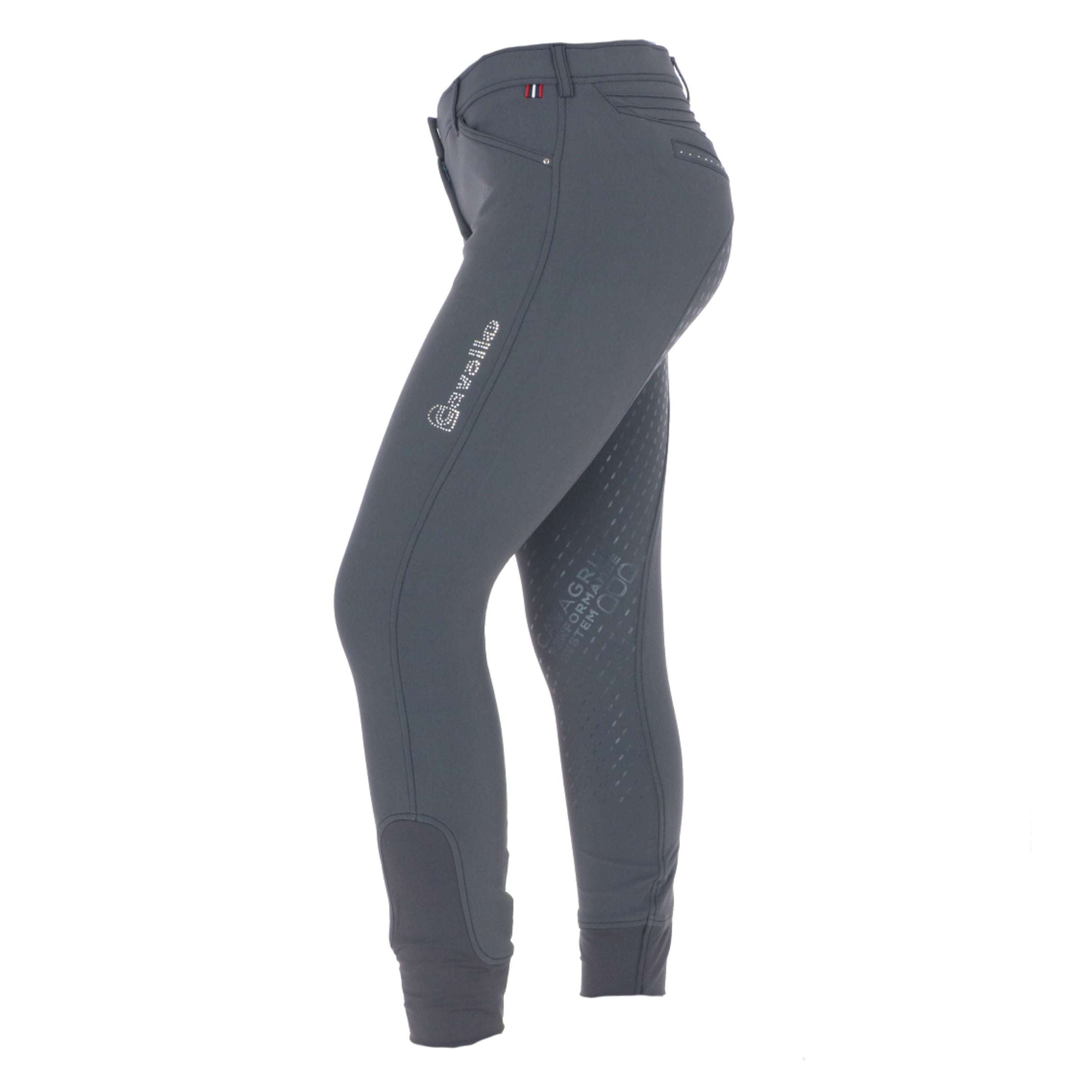 Cavallo Pantalon d'Équitation CavalCalima Grip Graphite Cavallo Pantalon d'Équitation CavalCalima Grip Graphite