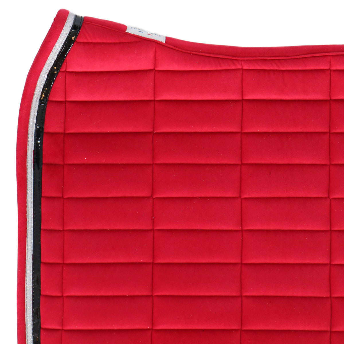 EQUITHÈME Saddlepad Mosaïque Dressage Framboise