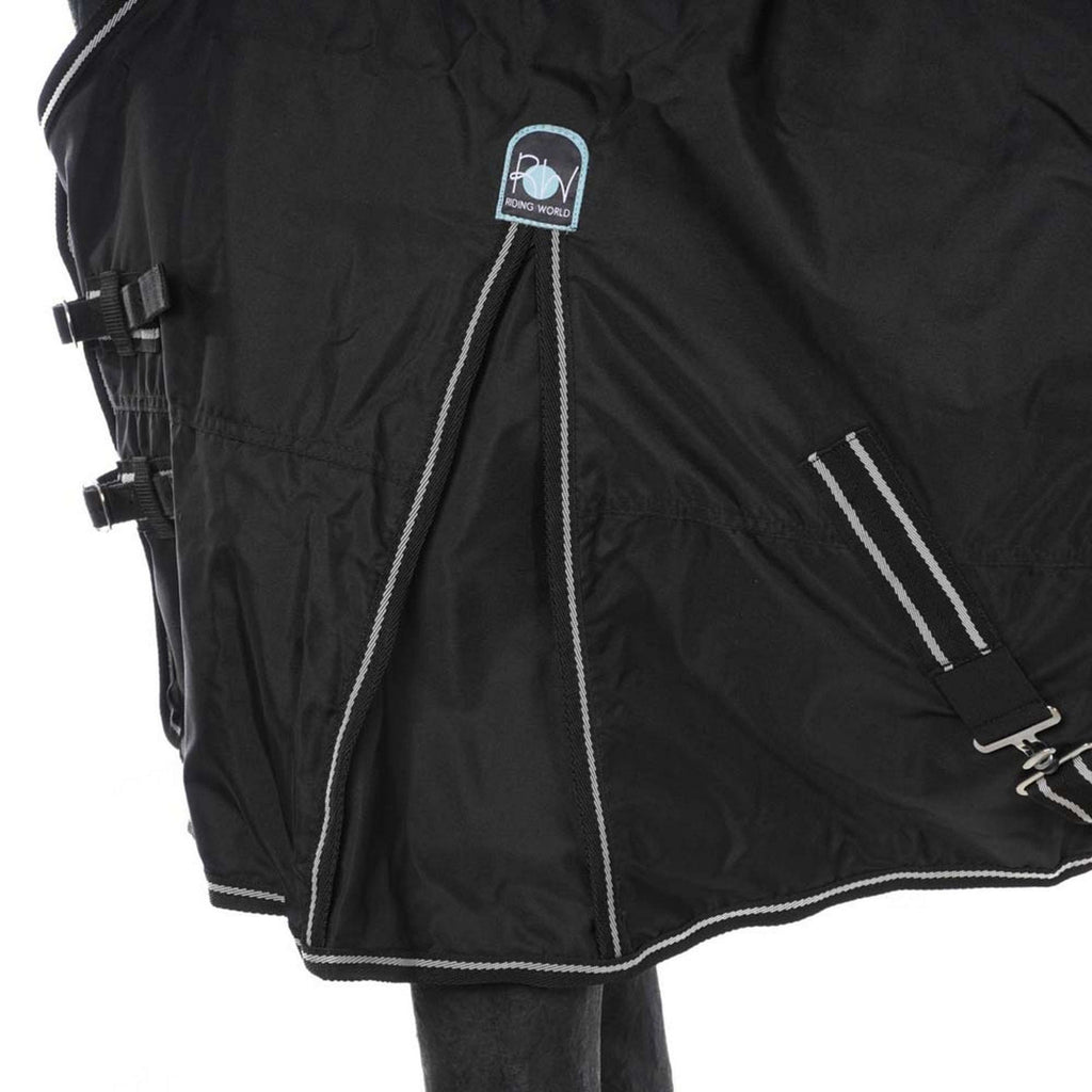 Riding World Couverture Imperméable Oxford 300D Fleece Doublure 0g Noir