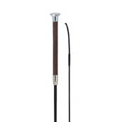 Whip & Go Cravache de Dressage Dressage Marron/Argent