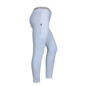 EQUITHÈME Pantalon d'Équitation Lucy Silicone Genouillères Blanc