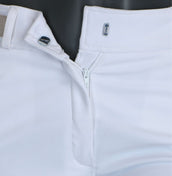 EQUITHÈME Pantalon d'Équitation Lucy Silicone Genouillères Blanc