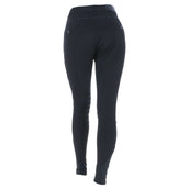 EQUITHÈME Pantalon d'Équitation Safir Silicone Genouillères Noir/Bleu