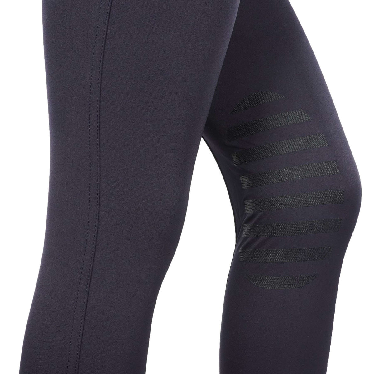 EQUITHÈME Pantalon d'Équitation Safir Silicone Genouillères Bleu marine/Noir