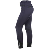 EQUITHÈME Pantalon d'Équitation Safir Silicone Genouillères Bleu marine/Noir