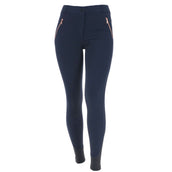 EQUITHÈME Pantalon d'Équitation Kenya Silicone Genouillères Marine Bleu