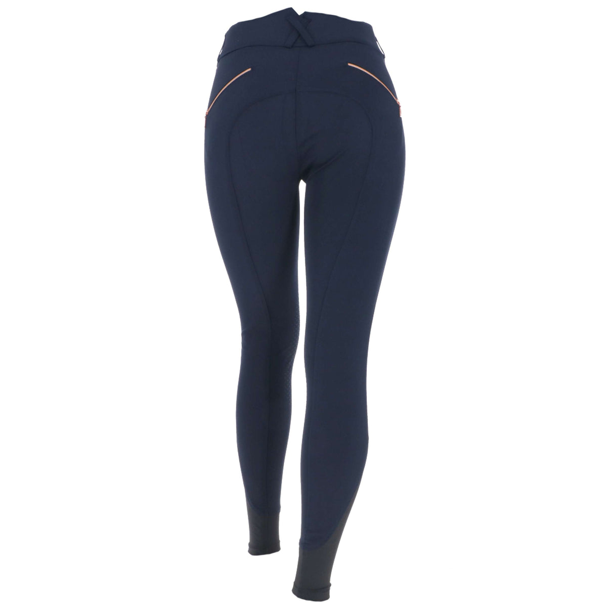 EQUITHÈME Pantalon d'Équitation Kenya Silicone Genouillères Marine Bleu