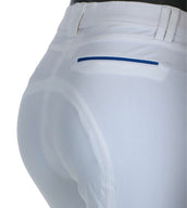 EQUITHÈME Pantalon d'Équitation Lassy Silicone Genouillères Blanc