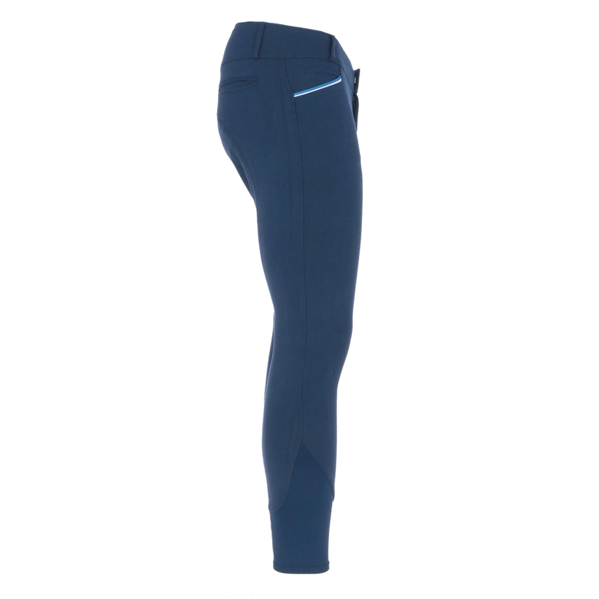 EQUITHÈME Pantalon d'Équitation Lars Silicone Genouillères Homme Marine Bleu