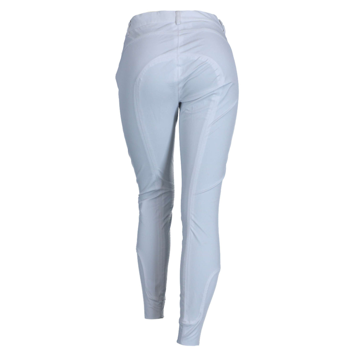 EQUITHÈME Pantalon d'Équitation Gizel Silicone Genouillères Blanc