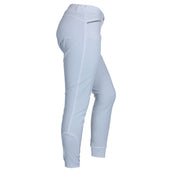 EQUITHÈME Pantalon d'Équitation Gizel Silicone Genouillères Blanc