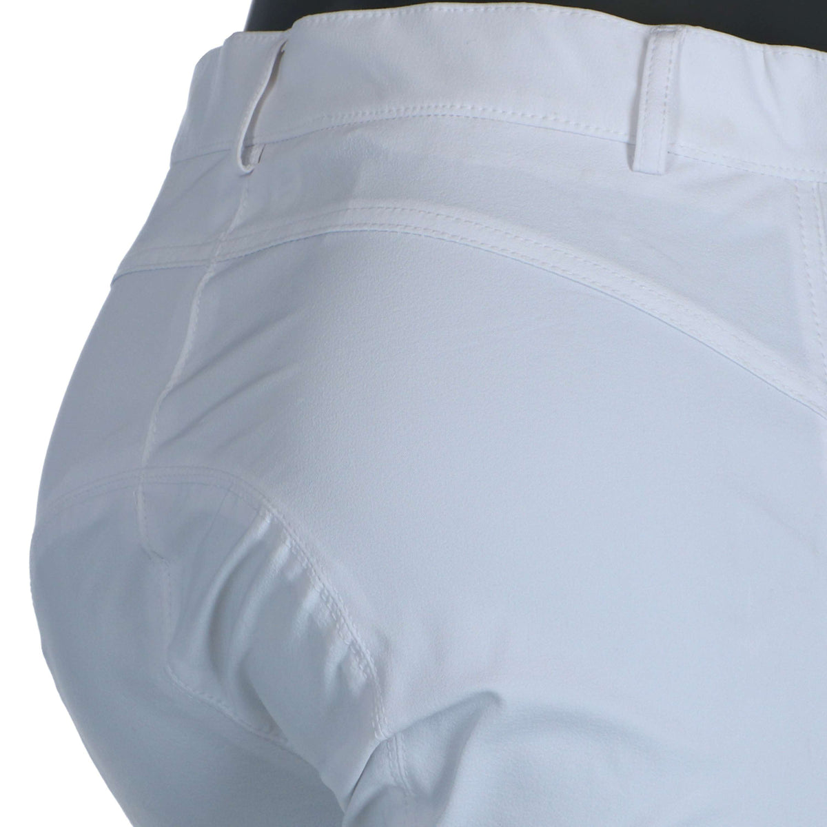 EQUITHÈME Pantalon d'Équitation Gizel Silicone Genouillères Blanc