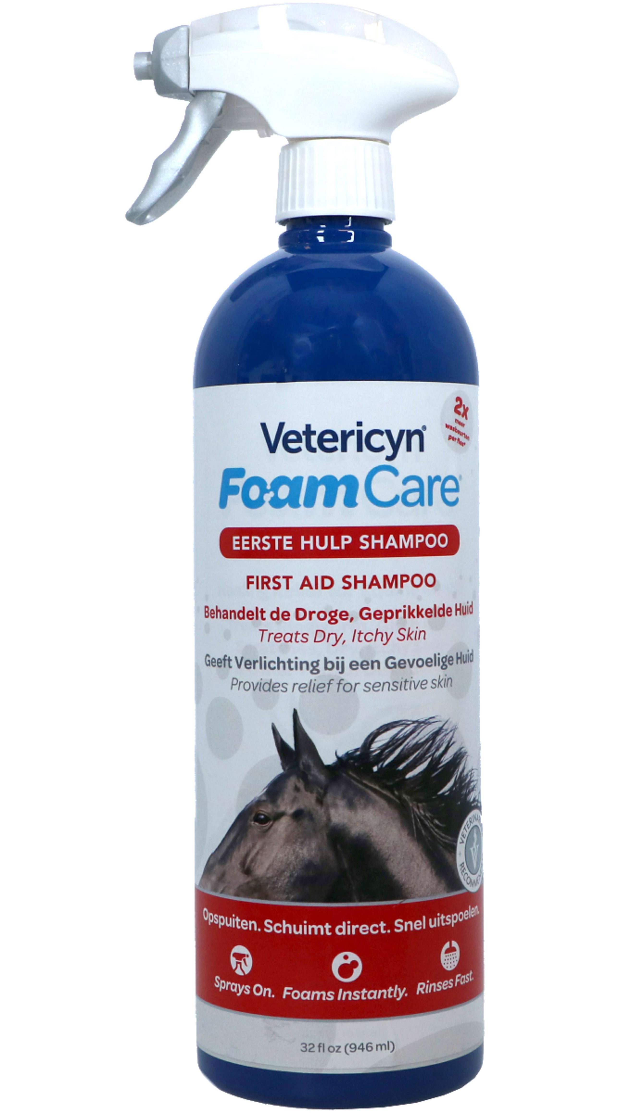 Vetericyn Foamcare Shampooing Cheval Premiers Secours