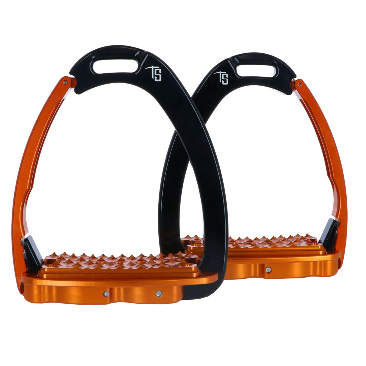 Tech Stirrups Étriers Venice FIT Noir/Orange