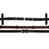 Schockemöhle Rênes Caoutchouc/Cuir avec Boucles DonkerMarron/Argent