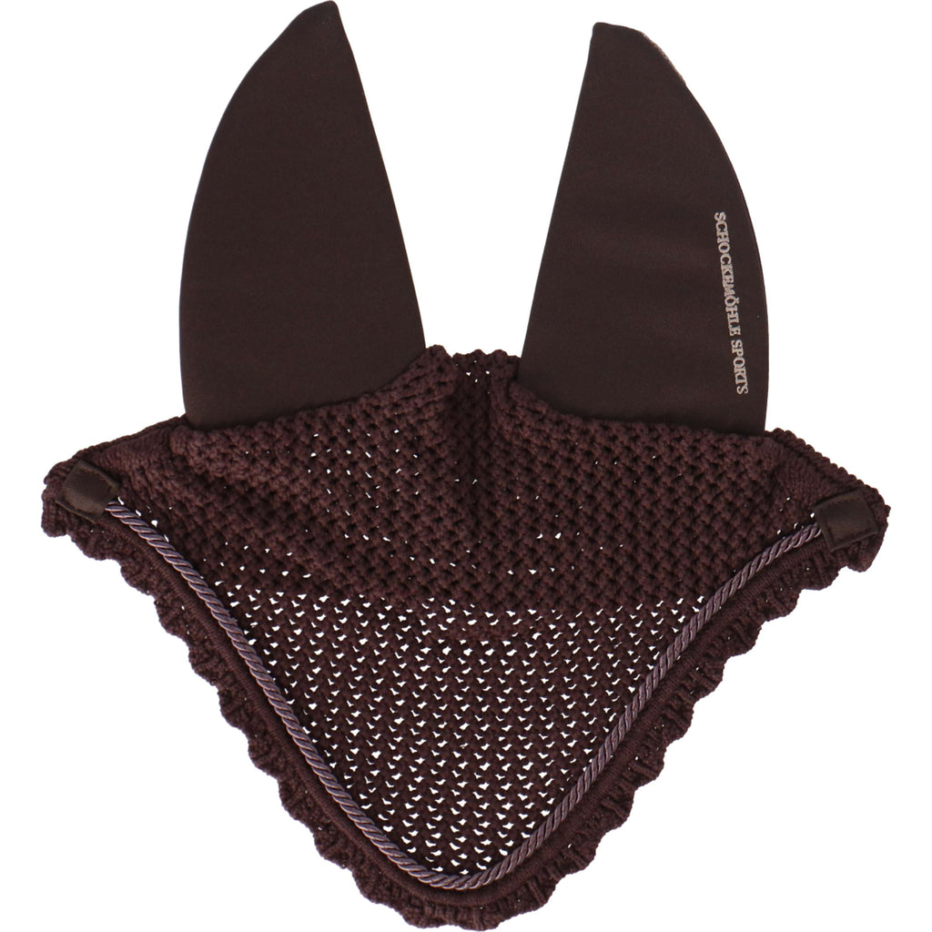 Schockemöhle Bonnet Anti-Mouches Air Silent Chocolat